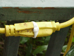 Assembled outdoor extention cord filled with STUF dielectric filler.